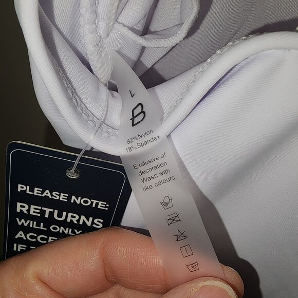 NWT Blooming Jelly Womens Tummy Control Swimsuit One Piece Slimming Modest Large - Picture 9 of 13